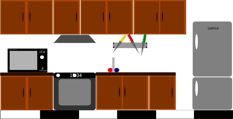 Vector Kitchen Transparent PNG Image