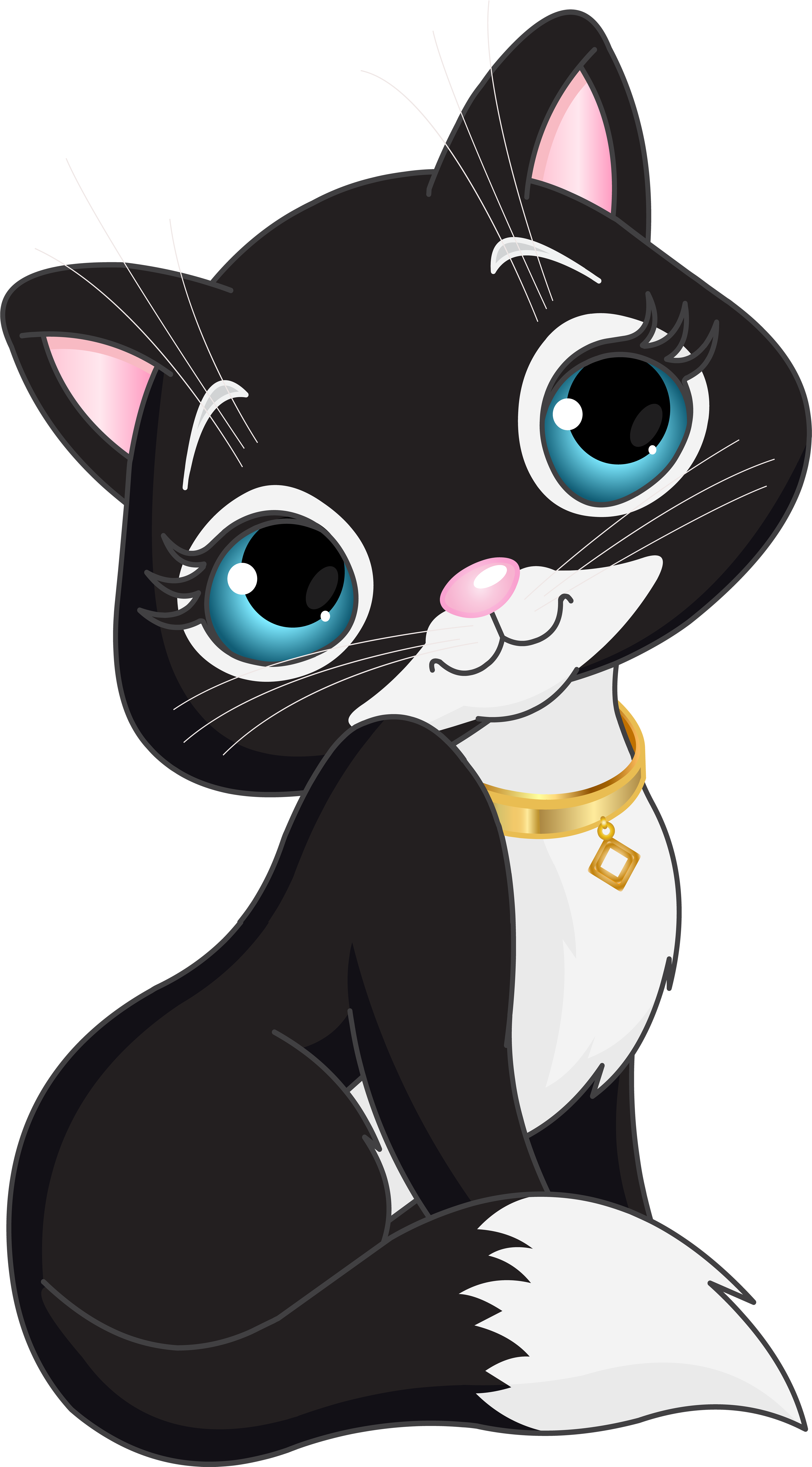 Vector Kitten Transparent PNG Image