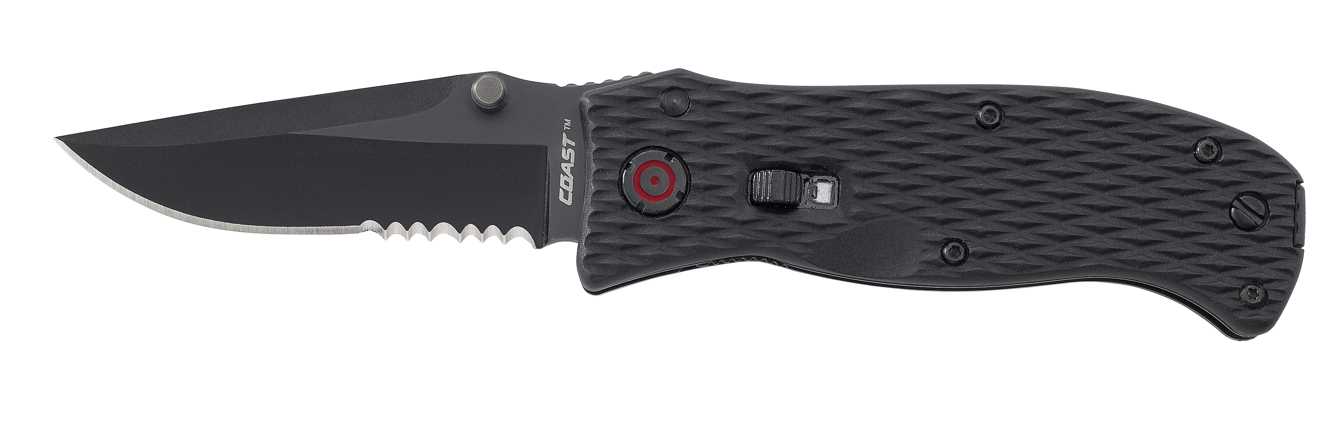 Tactical Black Knife Transparent PNG Image