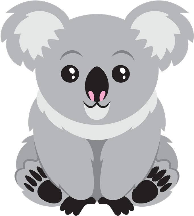 Koala Vecrtor Transparent PNG Image