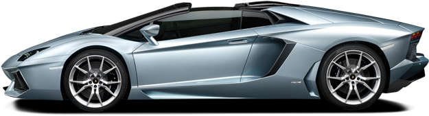 Lamborghini Side Colorful View Transparent PNG Image