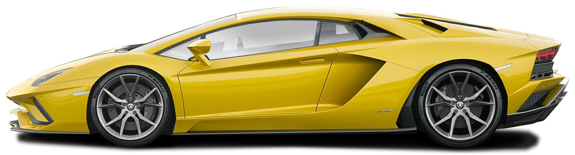 Lamborghini Side Colorful View Transparent PNG Image
