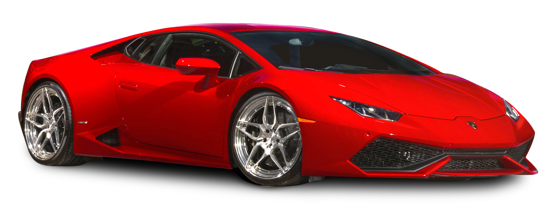 Convertible Lamborghini Red Transparent PNG Image