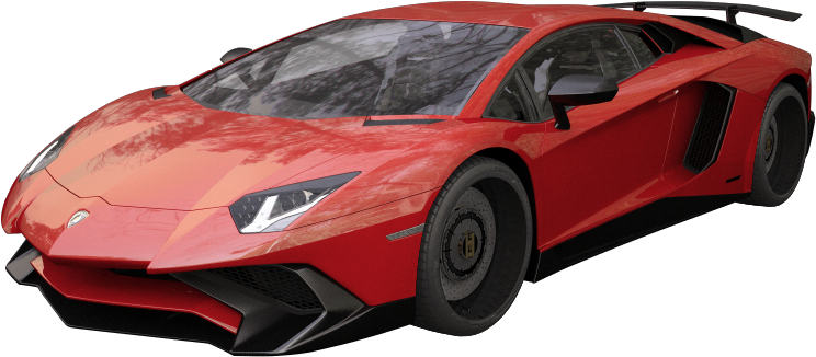 Lamborghini Red Transparent PNG Image
