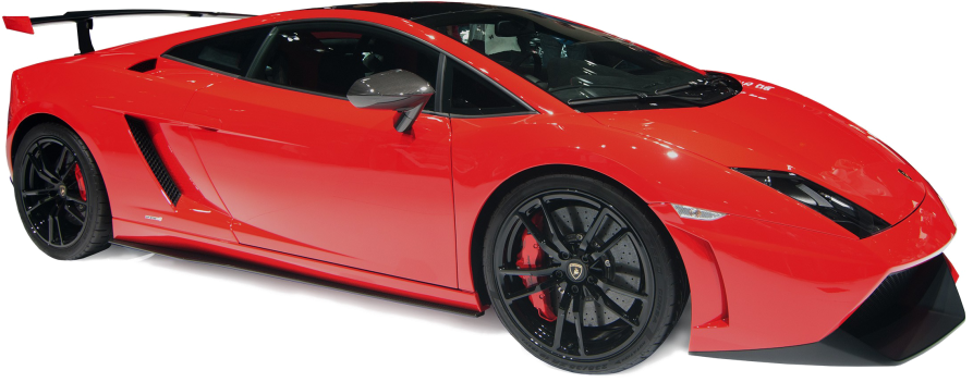 Lamborghini Red Transparent PNG Image