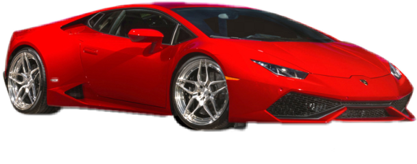 Lamborghini Red Transparent PNG Image