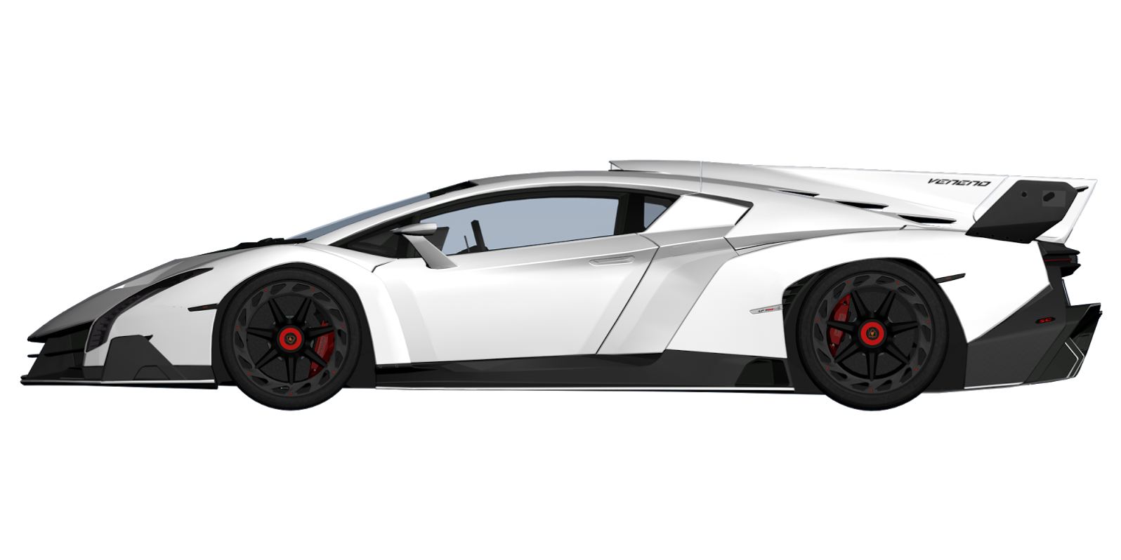 Car Lamborghini Side View Transparent PNG Image