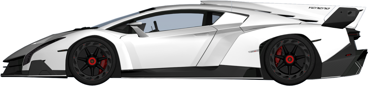 Lamborghini Side View Transparent PNG Image