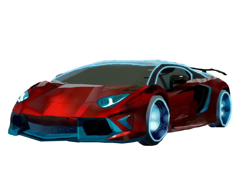 Lamborghini Vector Red Transparent PNG Image