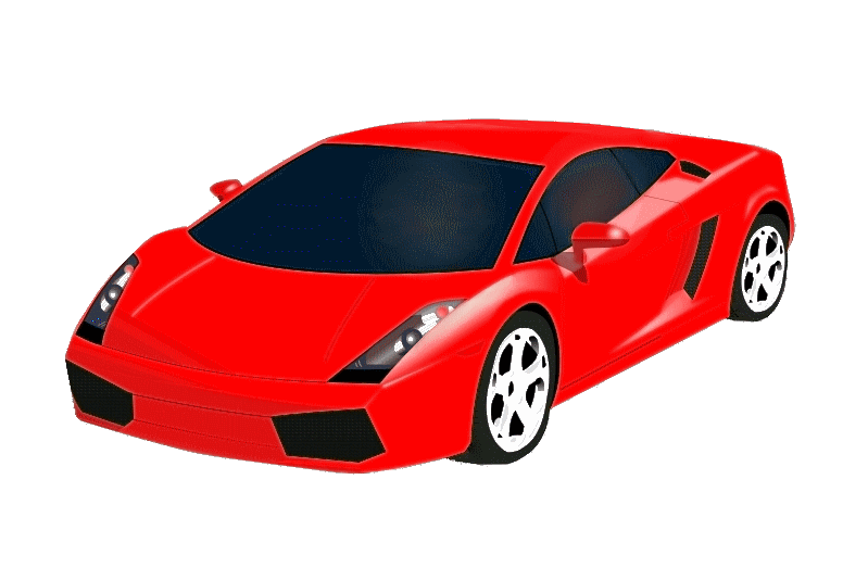 Lamborghini Vector Red Transparent PNG Image