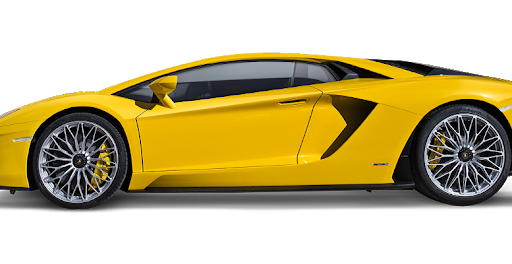 Convertible Lamborghini Yellow Transparent PNG Image