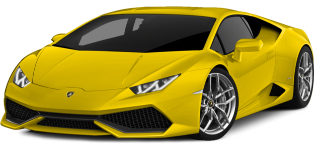 Convertible Lamborghini Yellow Transparent PNG Image