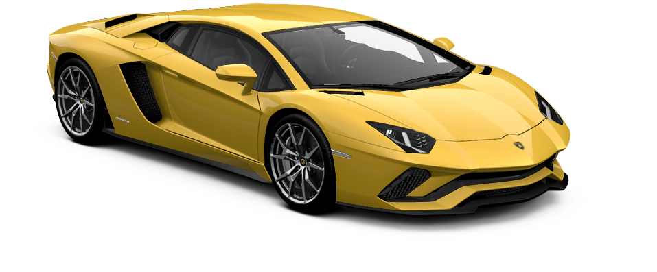 Lamborghini Yellow Transparent PNG Image