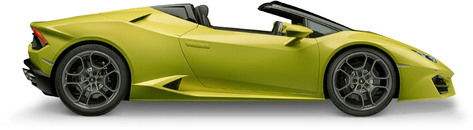 Lamborghini Yellow Transparent PNG Image