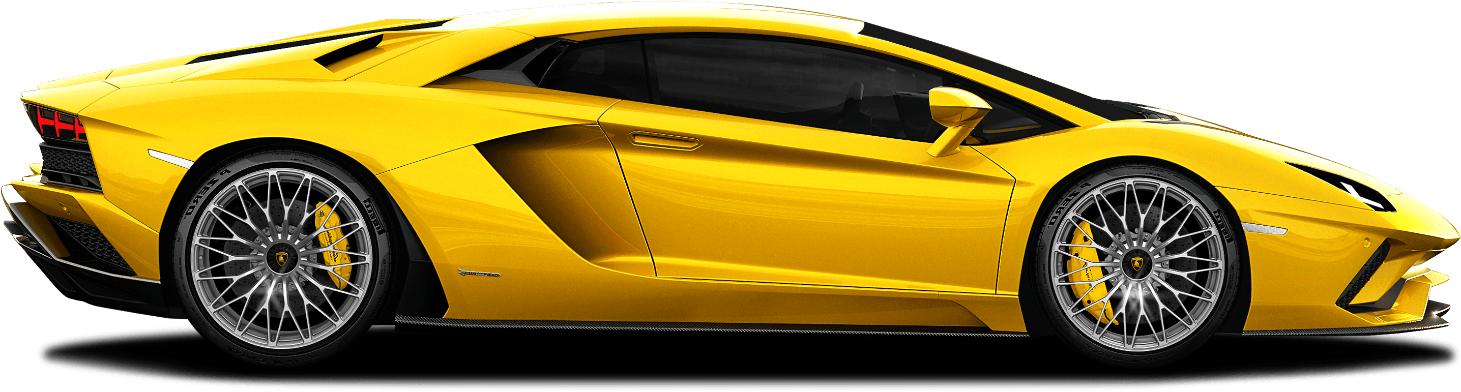 Lamborghini Yellow Transparent PNG Image