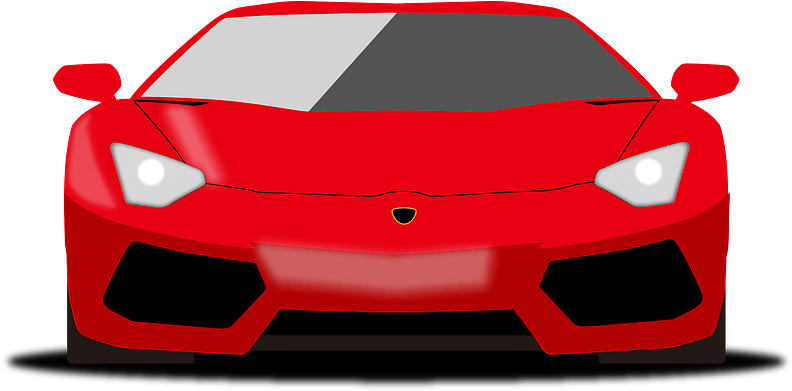Aventador Lamborghini Red Transparent PNG Image