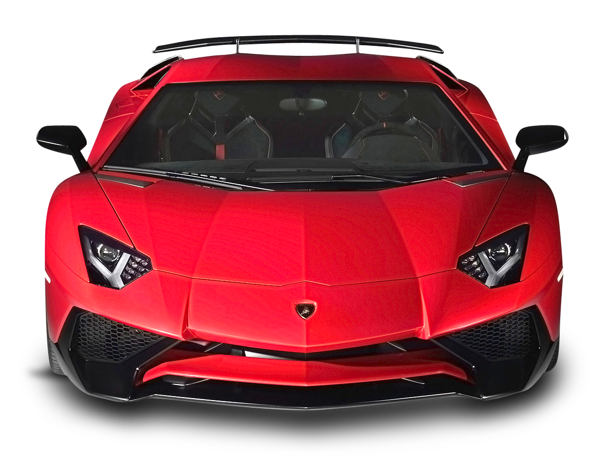 Aventador Lamborghini Red Transparent PNG Image