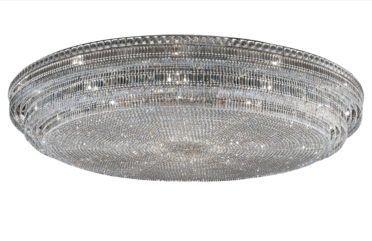 Crystal Ceiling Lamp Transparent PNG Image
