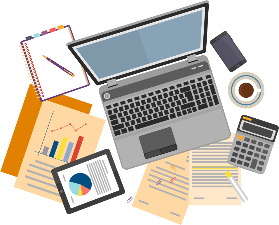 Laptop Top View Transparent PNG Image
