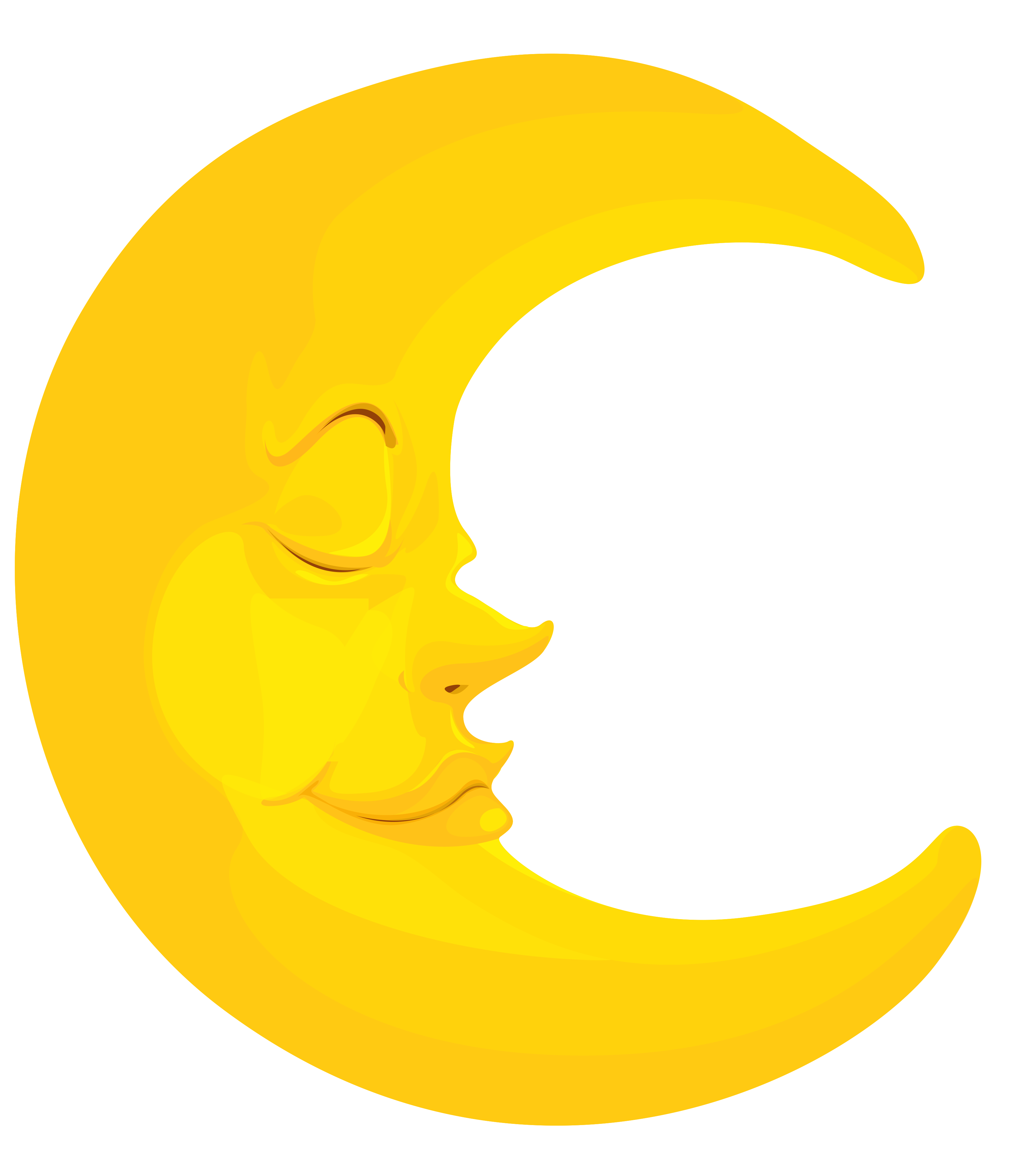 Half Moon Transparent PNG Image