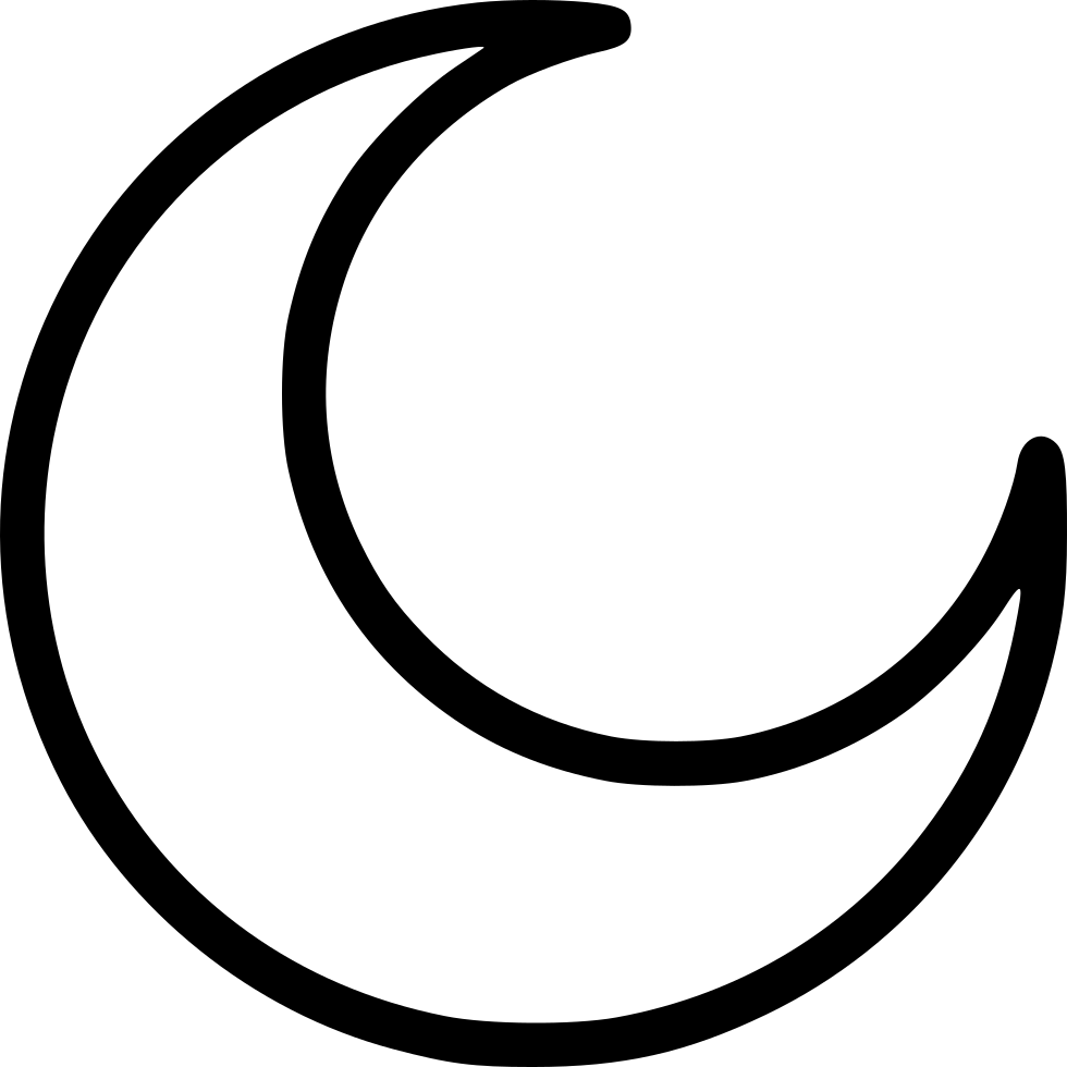 Half Moon Transparent PNG Image