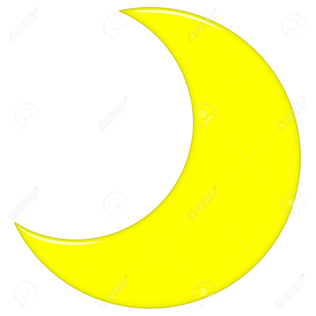 Half Moon Transparent PNG Image