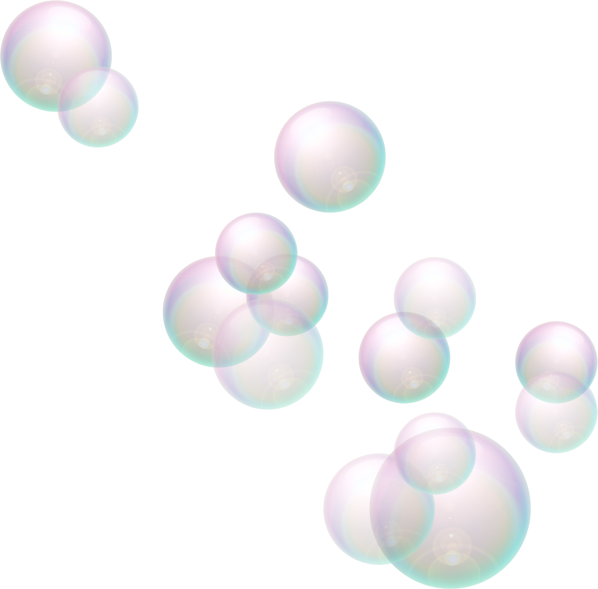 Soap Bubbles Transparent PNG Image