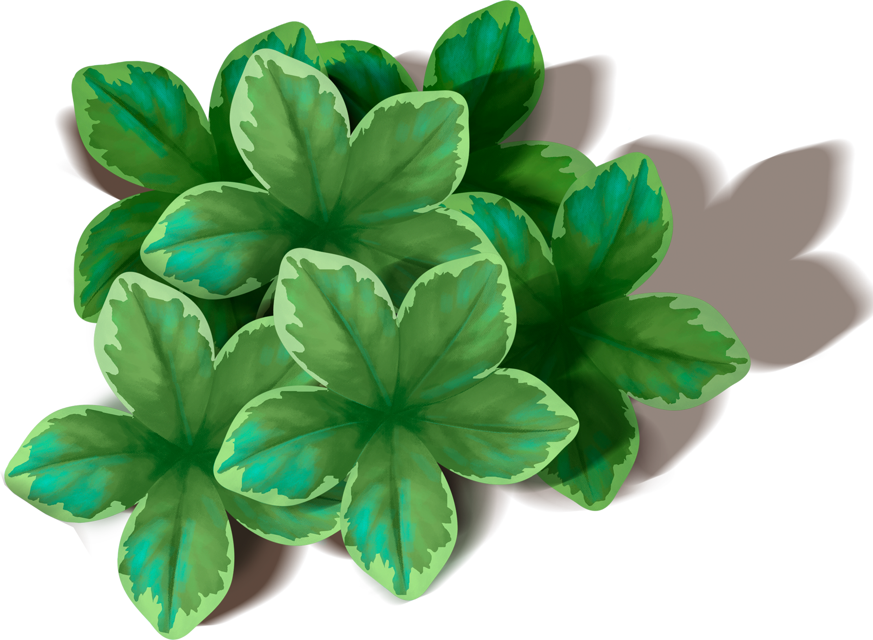 Green Leaves Organic Transparent PNG Image