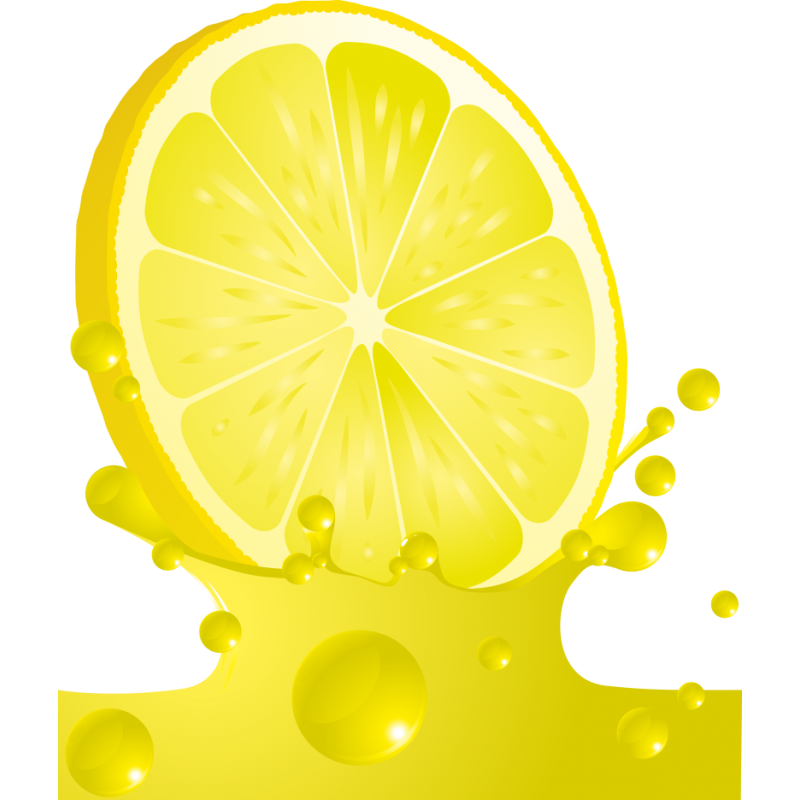 Splash Lemon Transparent PNG Image