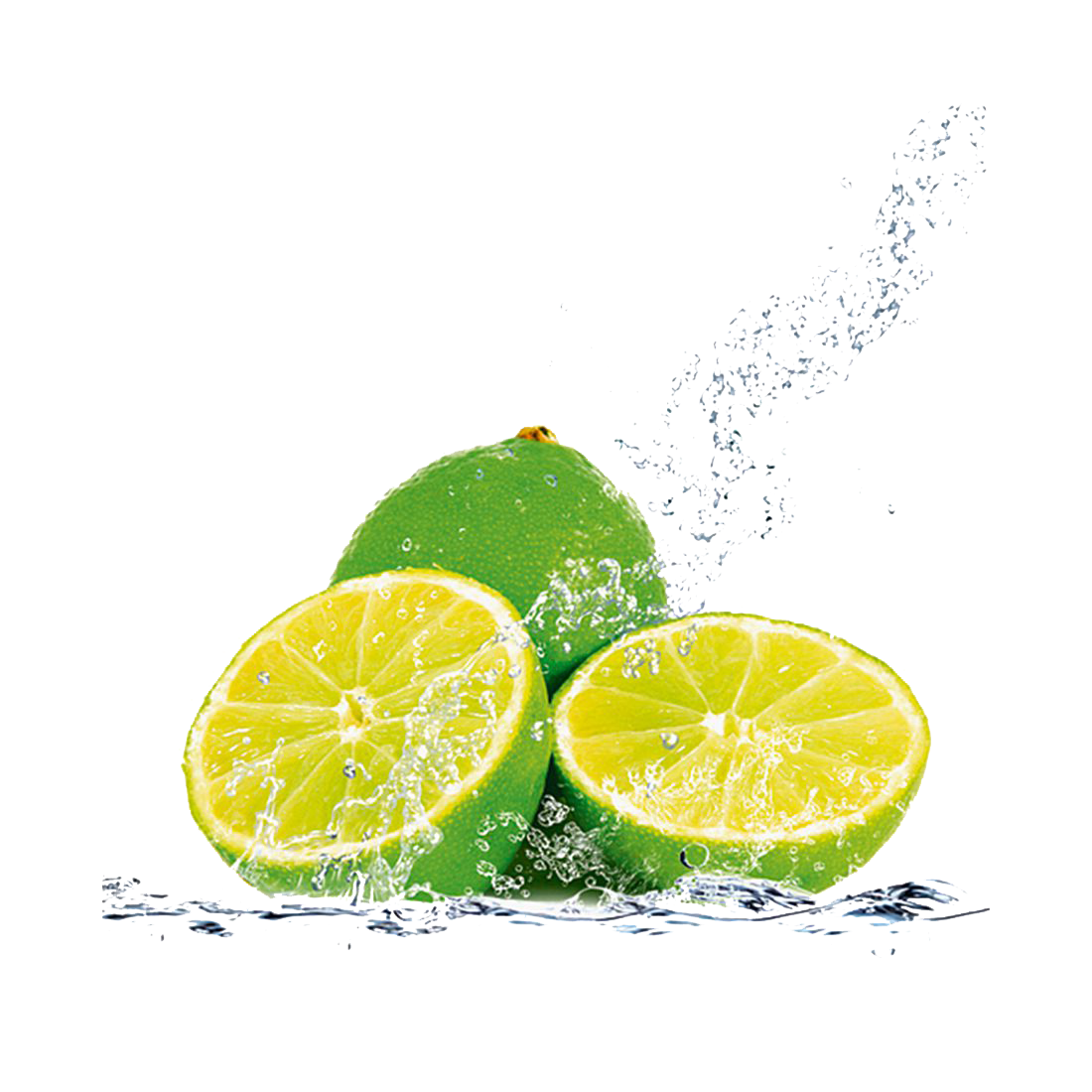 Lime Splash Transparent PNG Image