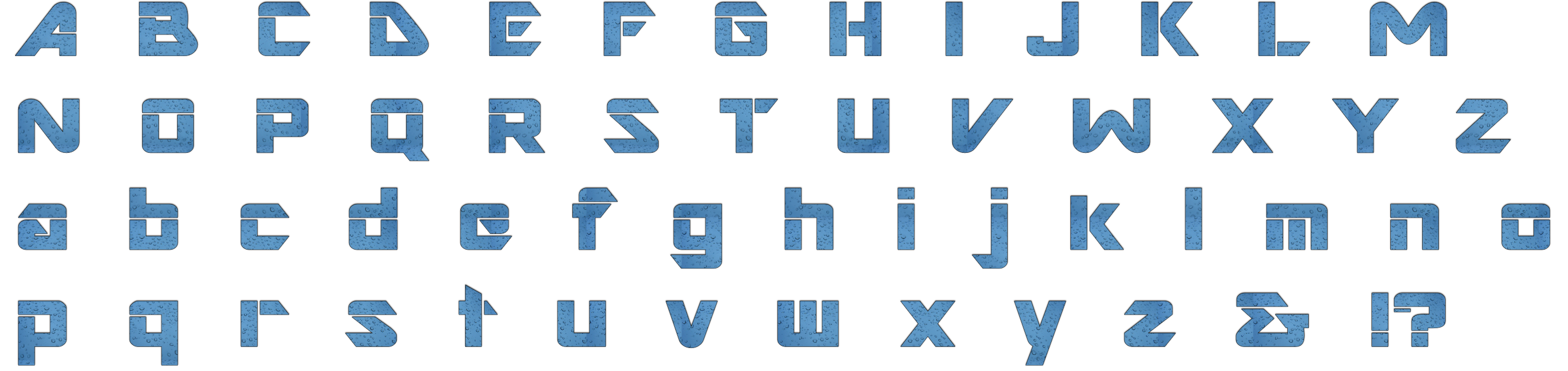 A To Z Alphabet Transparent PNG Image