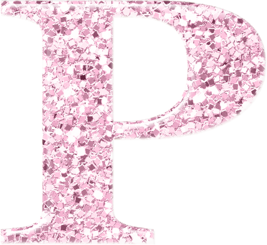 Alphabet Glitter Transparent PNG Image