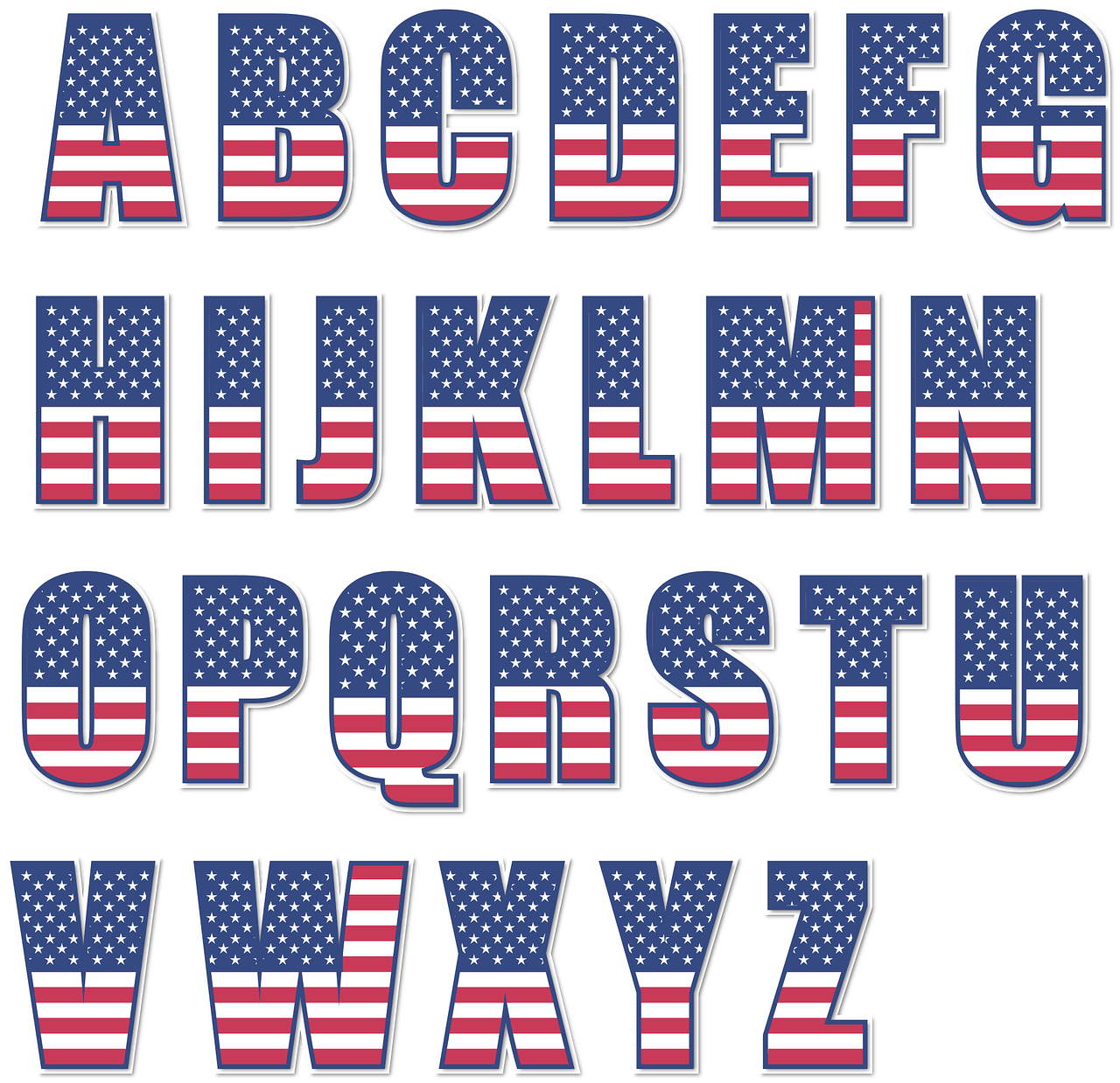 A To Z Alphabet Transparent PNG Image