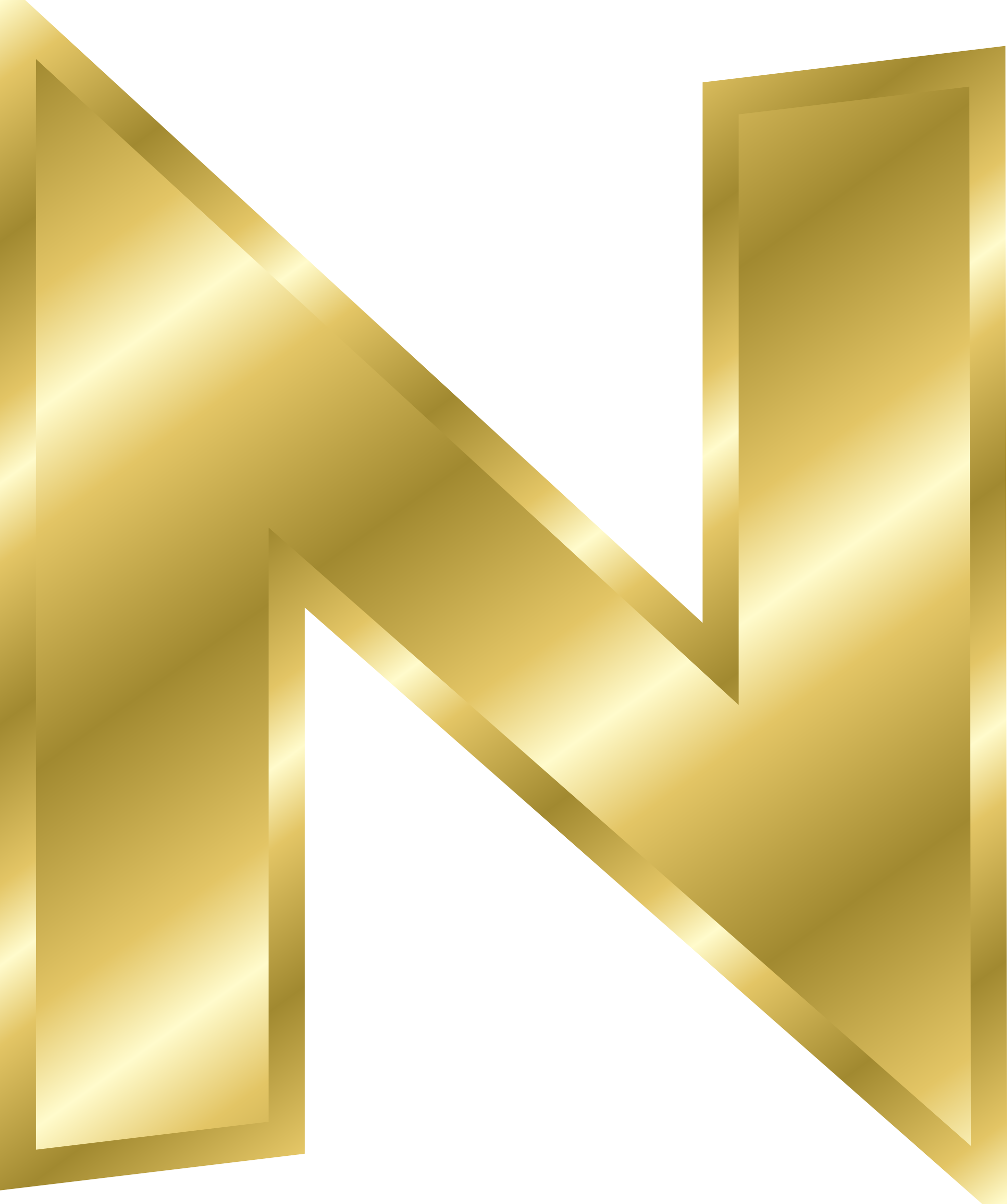 Alphabet Vector Gold Transparent PNG Image