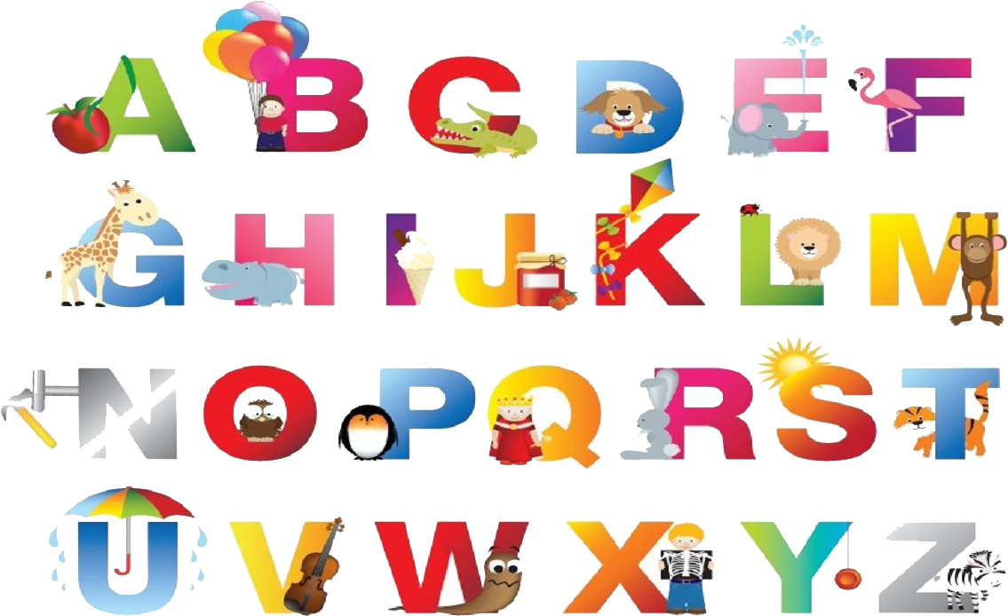A To Z Alphabet Transparent PNG Image