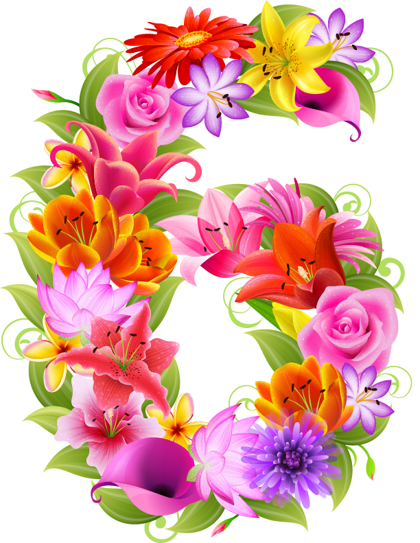 Alphabet Flower Transparent PNG Image