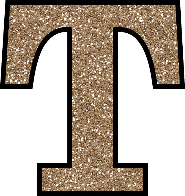 Alphabet Glitter Transparent PNG Image