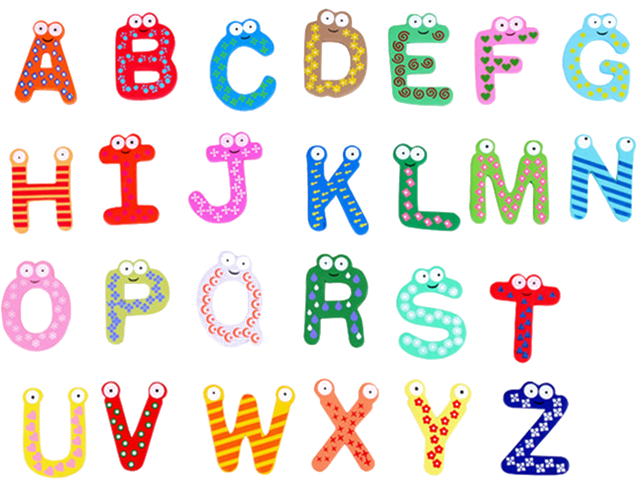 A To Z Alphabet Transparent PNG Image