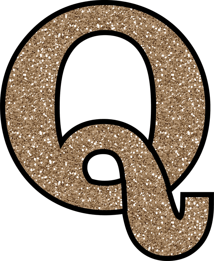 Alphabet Glitter Transparent PNG Image