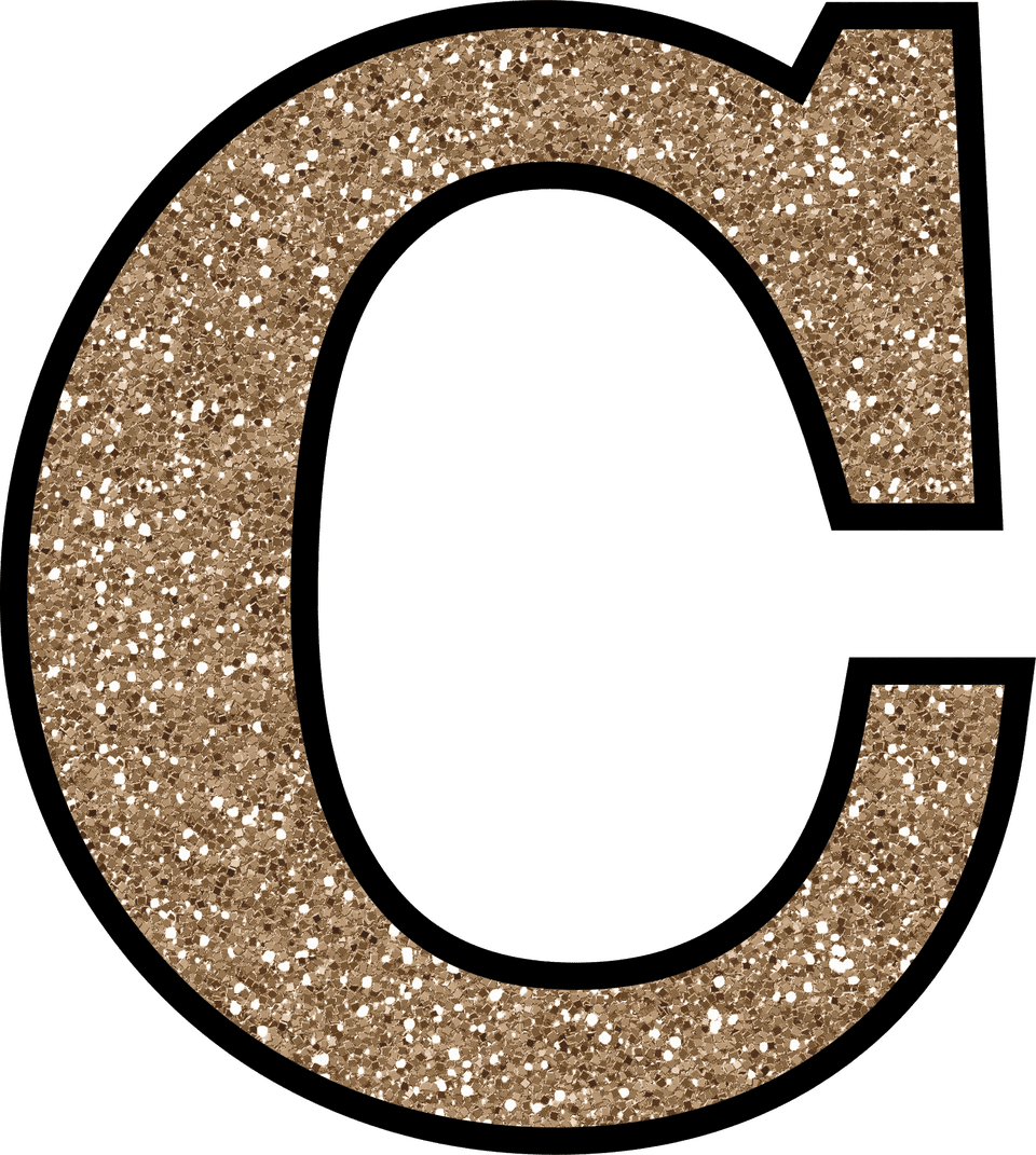 Alphabet Glitter File Transparent PNG Image