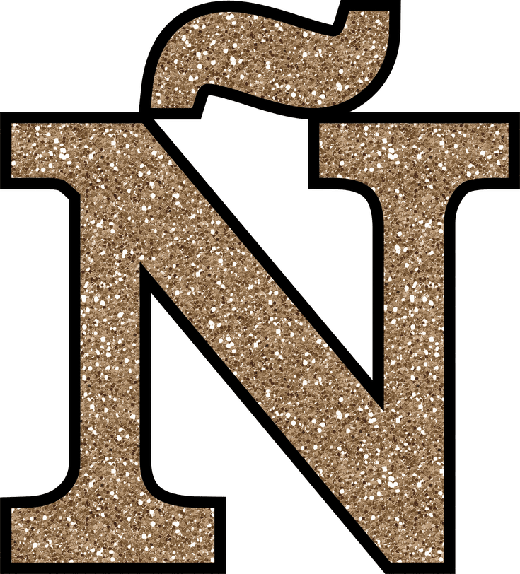 Alphabet Glitter Transparent PNG Image