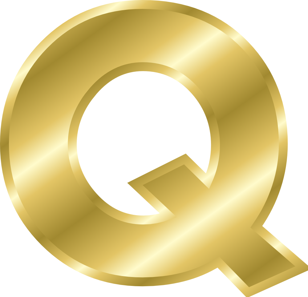 Alphabet Vector Gold Transparent PNG Image