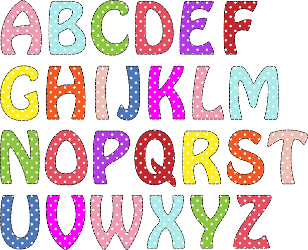 A To Z Alphabet Transparent PNG Image