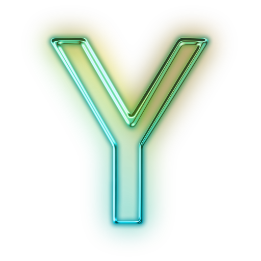 Alphabet Neon Transparent PNG Image