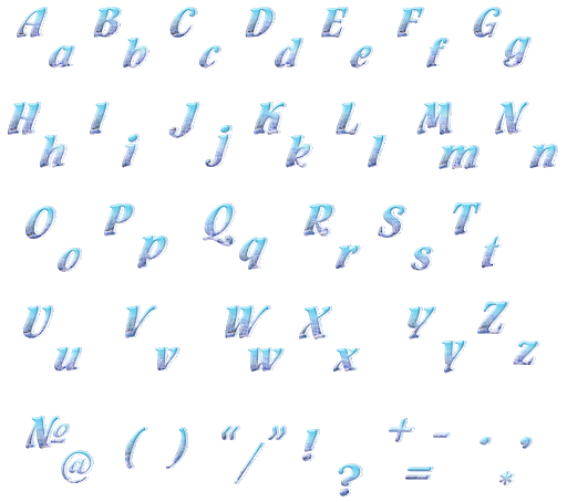 A To Z Alphabet Transparent PNG Image