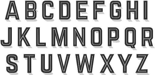 A To Z Alphabet Transparent PNG Image