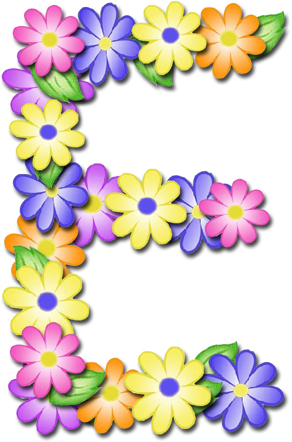 Alphabet Flower Transparent PNG Image