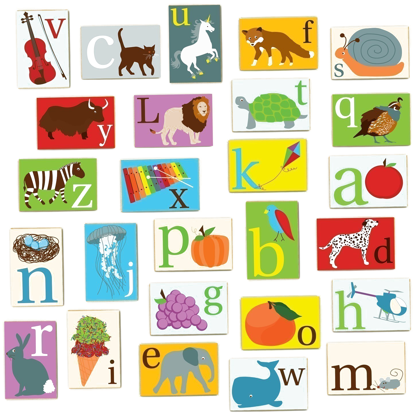 A To Z Alphabet Transparent PNG Image
