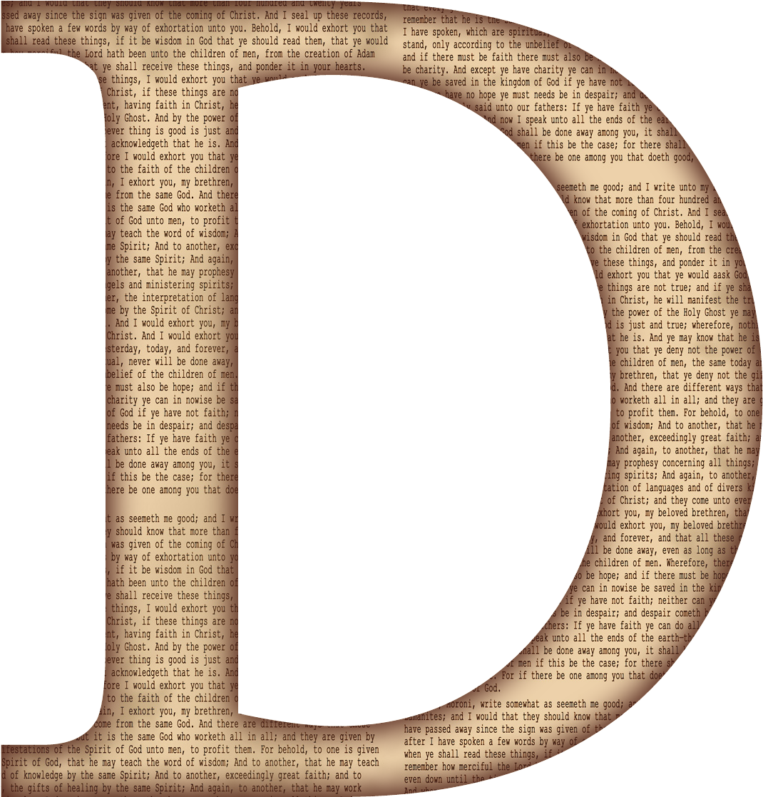 Stylish Alphabet Transparent PNG Image