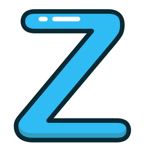 Z Letter Transparent PNG Image